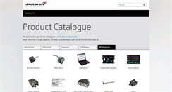 Desktop Screenshot of mclarenelectronics.com